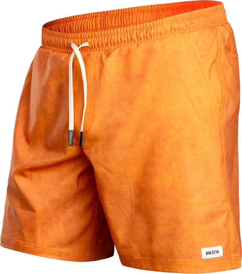 Agua Volley X 2n1, 7" Inseam - Mens - cinnamon orange acid wash 1