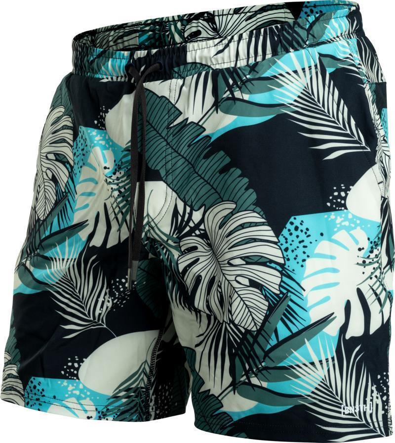 Agua Volley X 2n1, 7" Inseam - Mens - fronds dark navy 1