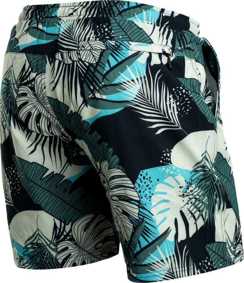 Agua Volley X 2n1, 7" Inseam - Mens - fronds dark navy 1