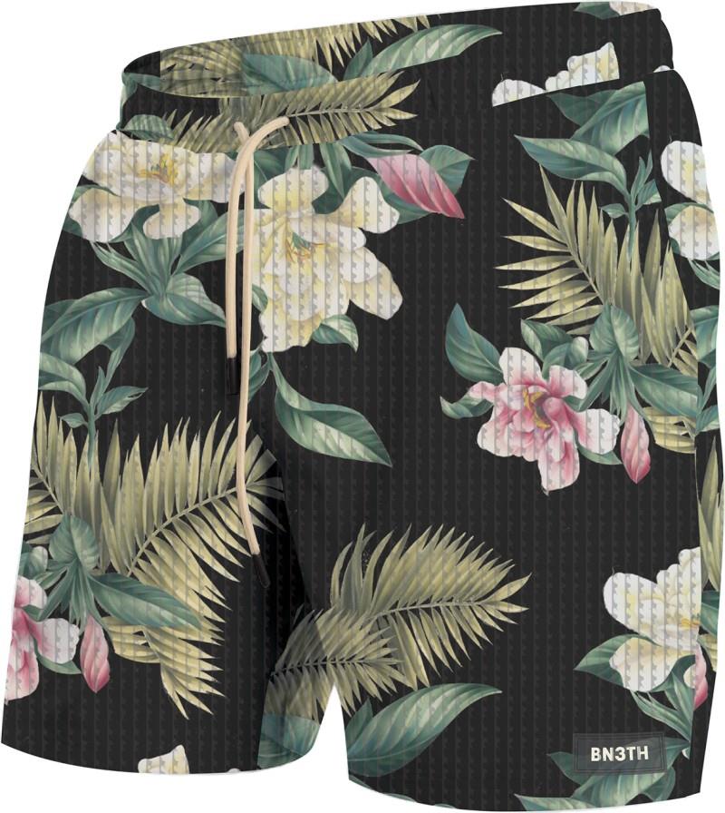 Agua Wave 2n1 Trunks, 5" Inseam - Mens - magnolia / black 1