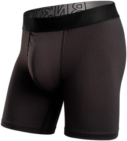 Agua X Boxer Briefs, 9" Inseam - Mens - black 1