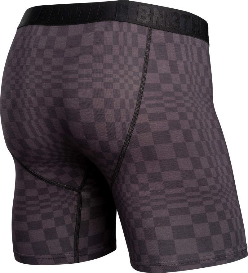 Classic Icon Boxer Briefs, Print - Mens - liquid checker / black 1