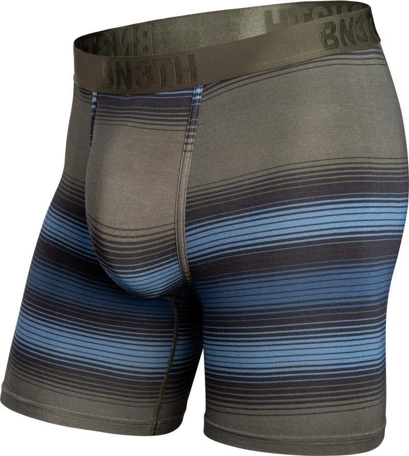 Classic Icon Boxer Briefs, Print - Mens - rhythm stripe / moss 1