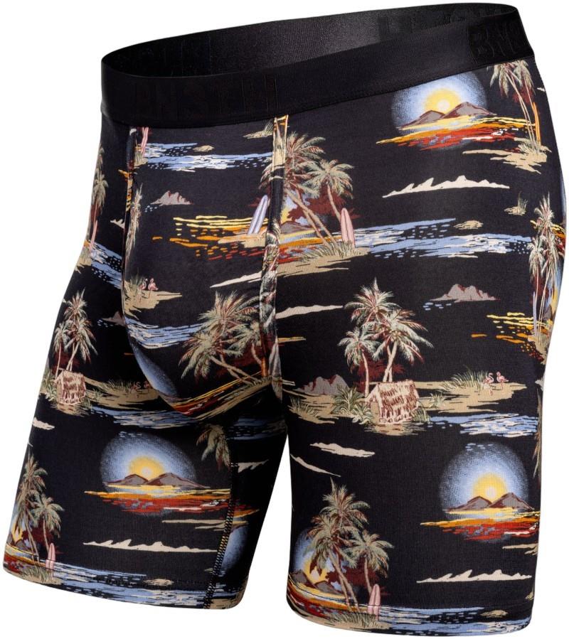Classic Icon Boxer Briefs, Print - Mens - tropical landscape / black 1