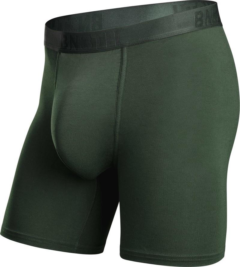 Classic Icon Boxer Briefs, Solid - Mens - duffle green 1