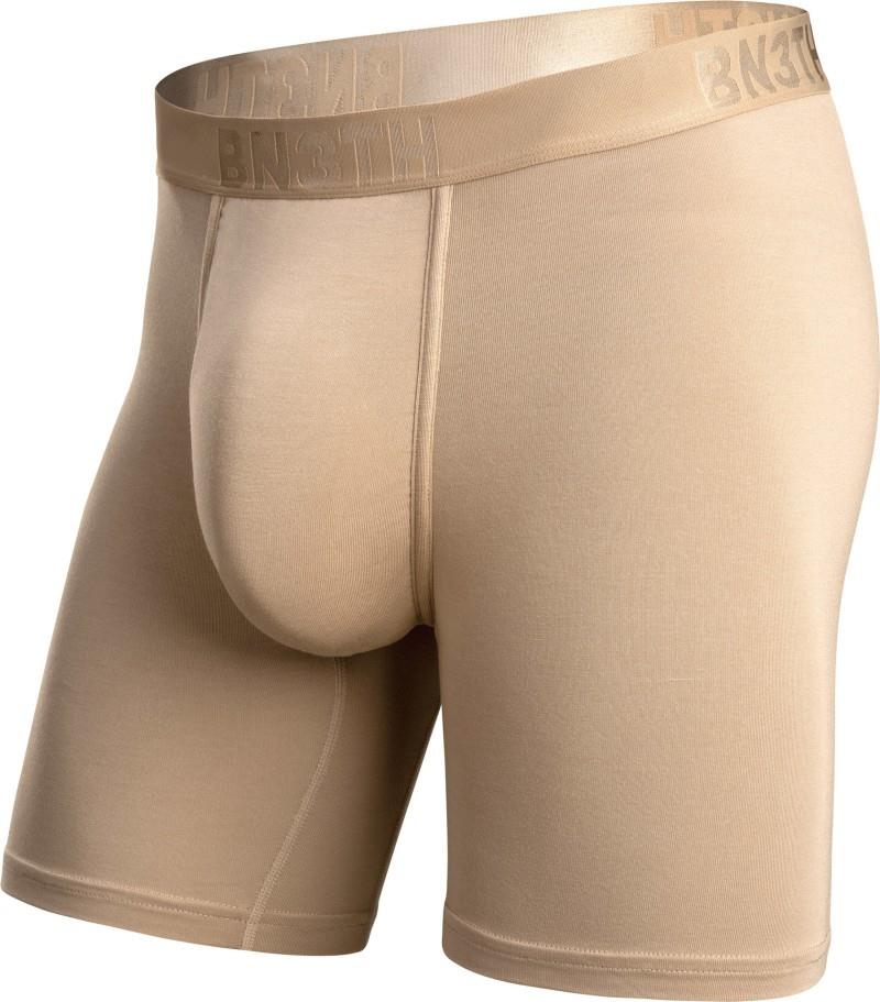 Classic Icon Boxer Briefs, Solid - Mens - pepper beige 1