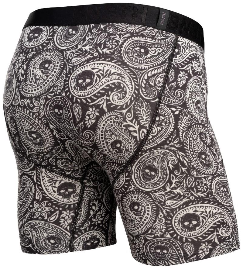 Classic Icon Boxer Briefs w/ Fly, Print - Mens - paisley skulls / black 1