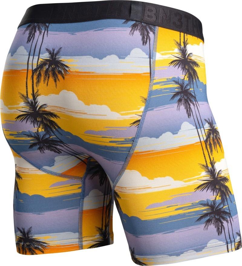 Classic Icon Boxer Briefs w/ Fly, Print - Mens - palm tree horizon / mimosa 1