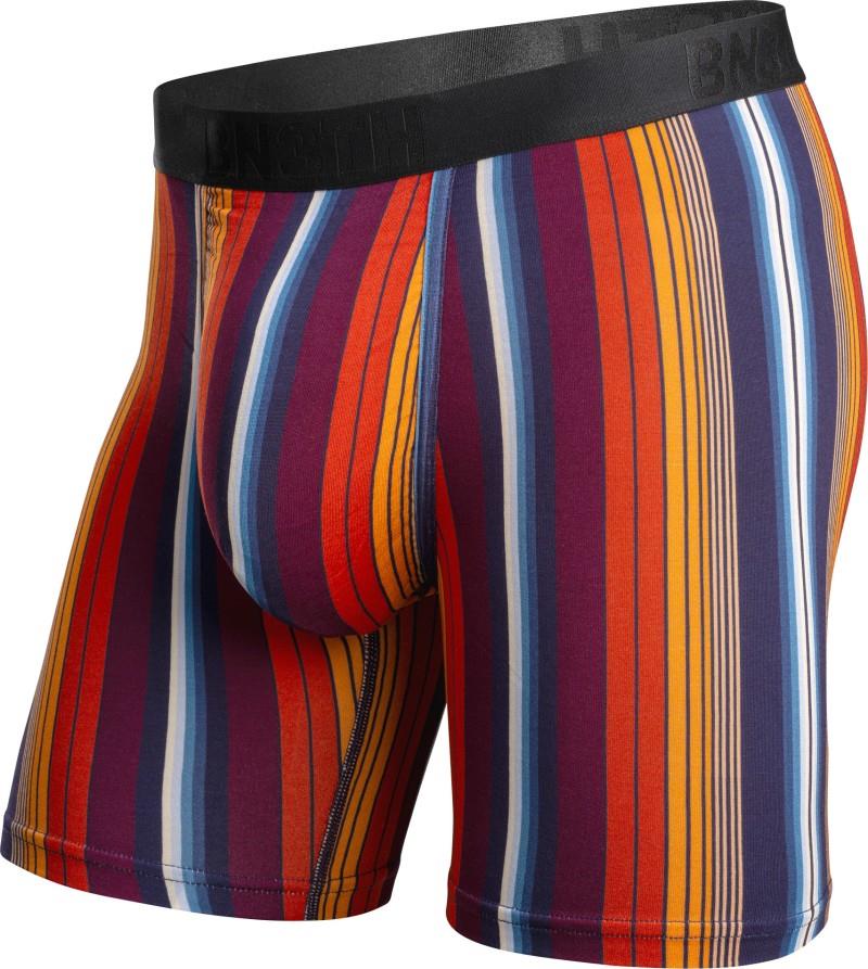 Classic Icon Boxer Briefs w/ Fly, Print - Mens - western stripe / dark navy 1