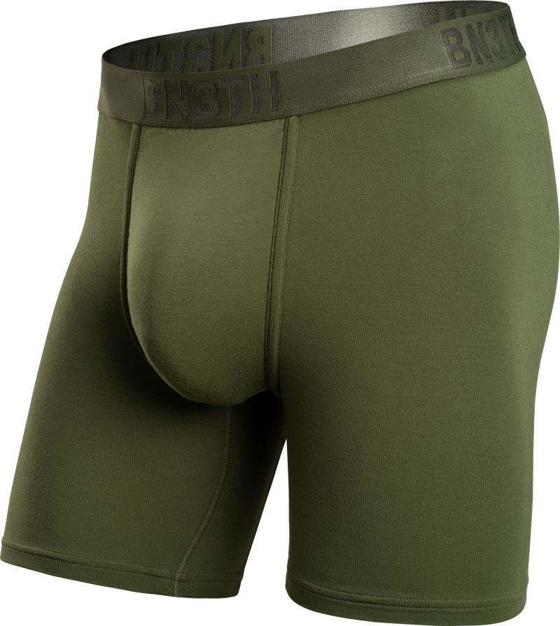 Classic Icon Boxer Briefs w/ Fly, Solid - Mens - Bronze Green 1