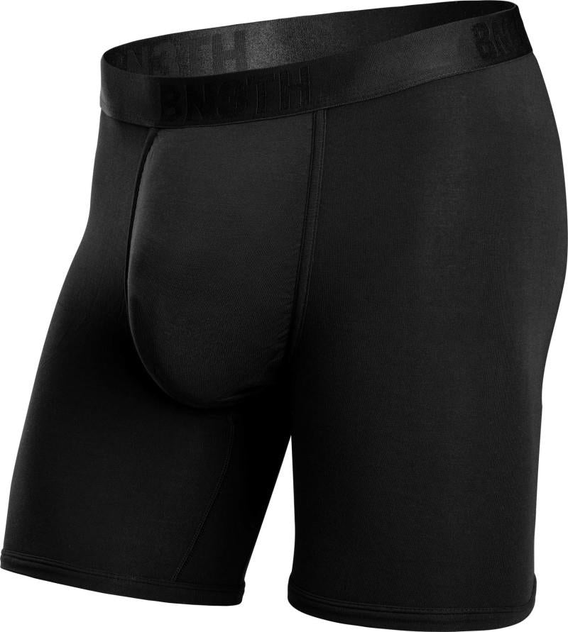 Classic Icon Boxer Briefs w/ Fly, Solid - Mens - black 1