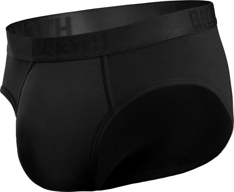 Classic Icon Briefs w/ Fly, Solid - Mens - black 1