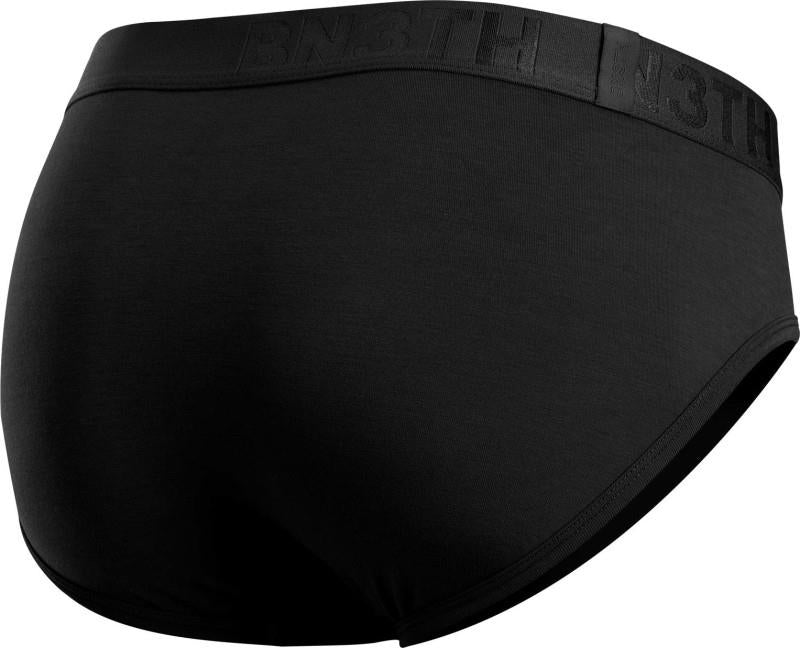 Classic Icon Briefs w/ Fly, Solid - Mens - black 1