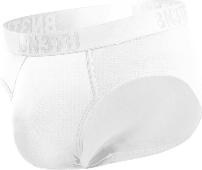 Classic Icon Briefs w/ Fly, Solid - Mens - white 1