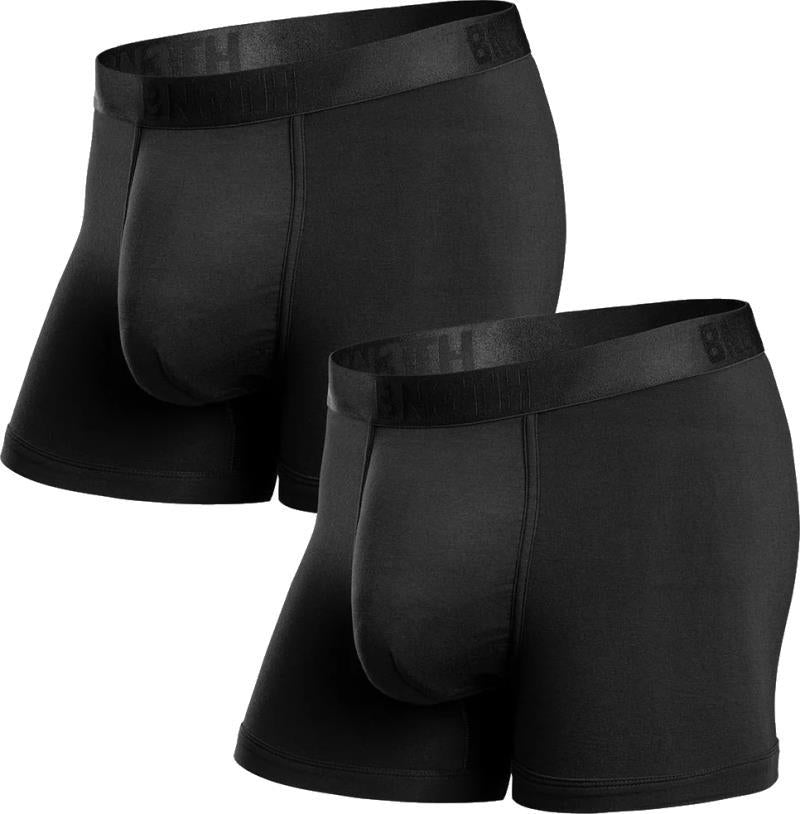 Classic Icon Trunks, Print - 2 Pack - Mens - Black 1