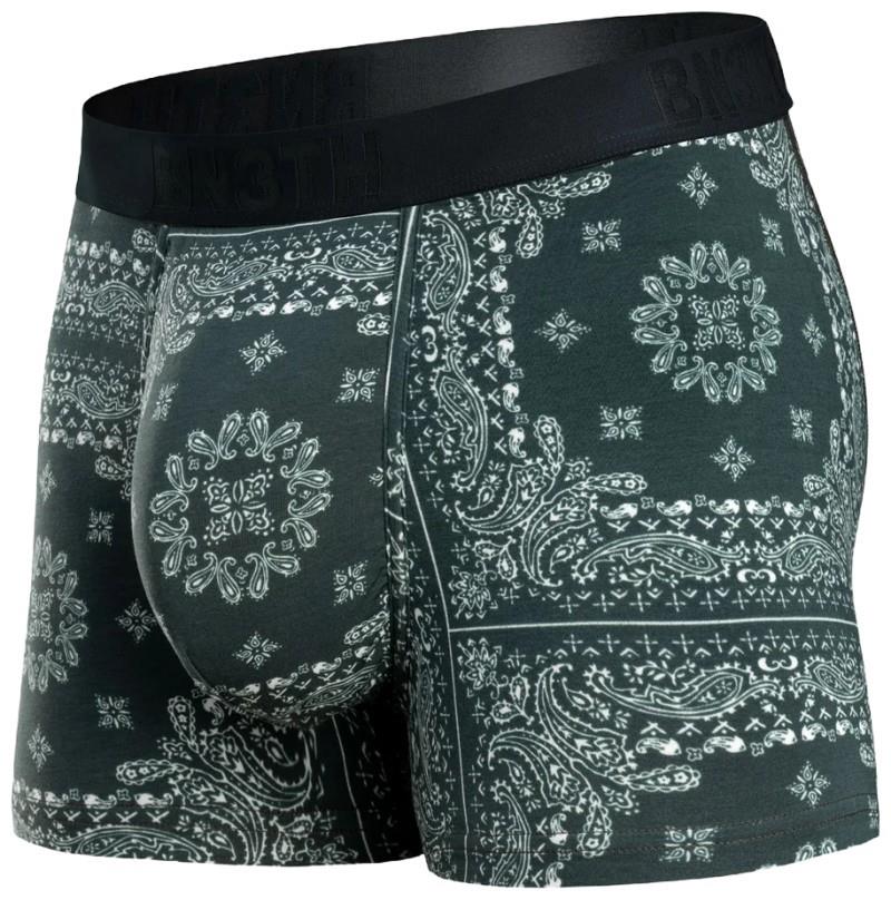 Classic Icon Trunks, Print - Mens - bandana / darkest spruce 1