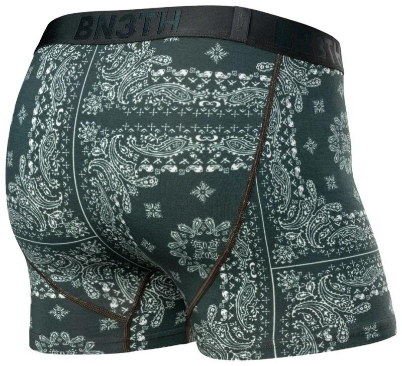 Classic Icon Trunks, Print - Mens - bandana / darkest spruce 1