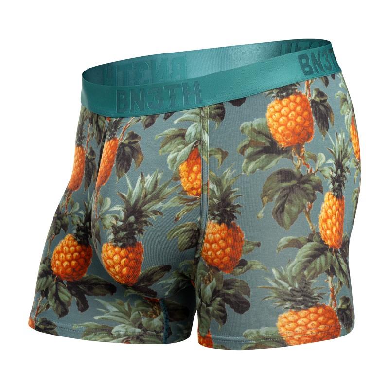 Classic Icon Trunks, Print - Mens - classical pineapple / fog 1