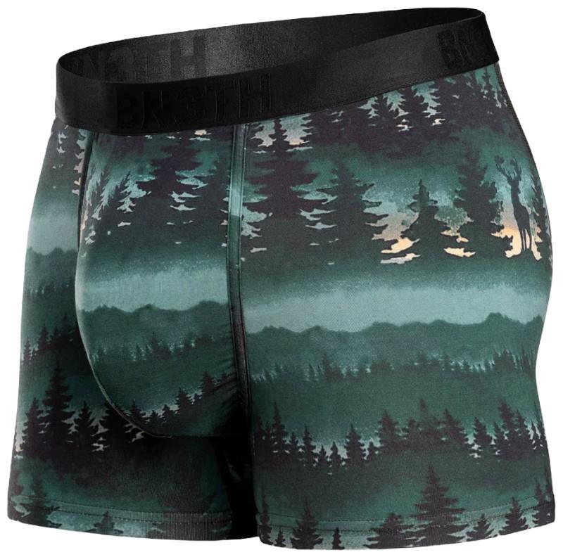 Classic Icon Trunks, Print - Mens - forest stag / deepest spruce 1
