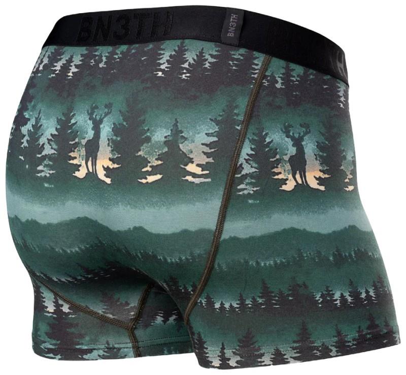 Classic Icon Trunks, Print - Mens - forest stag / deepest spruce 1