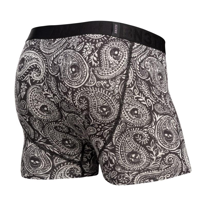 Classic Icon Trunks, Print - Mens - paisley skulls / black 1