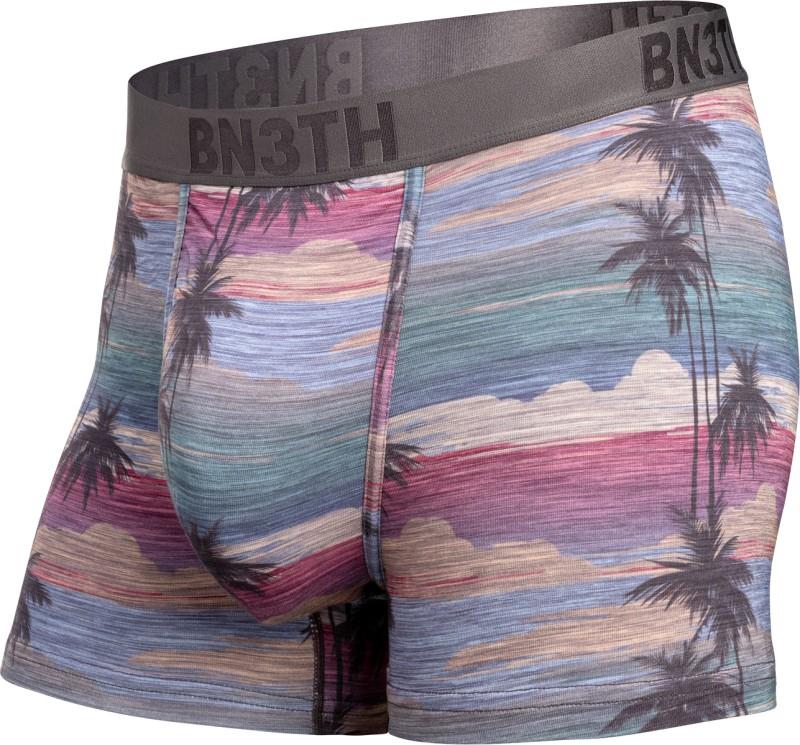 Classic Icon Trunks, Print - Mens - palm tree horizon / heather 1