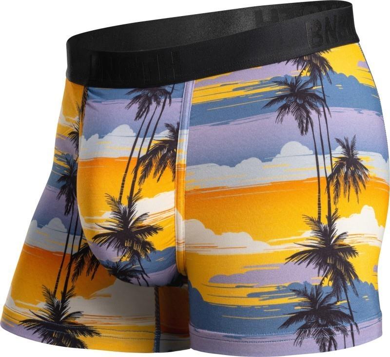 Classic Icon Trunks, Print - Mens - palm tree horizon / mimosa 1