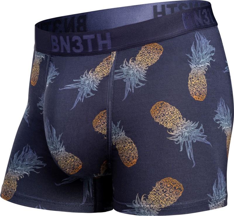 Classic Icon Trunks, Print - Mens - pineapple ombre / dark navy 1