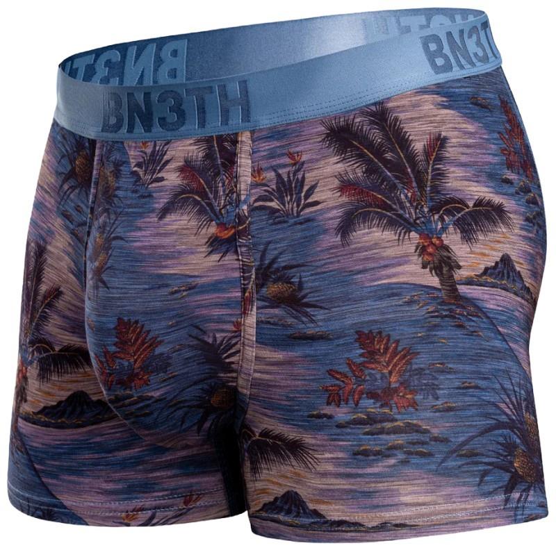 Classic Icon Trunks, Print - Mens - vintage tropics / heather fog 1