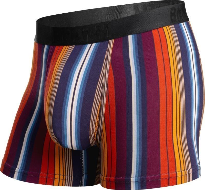 Classic Icon Trunks, Print - Mens - western stripe / dark navy 1