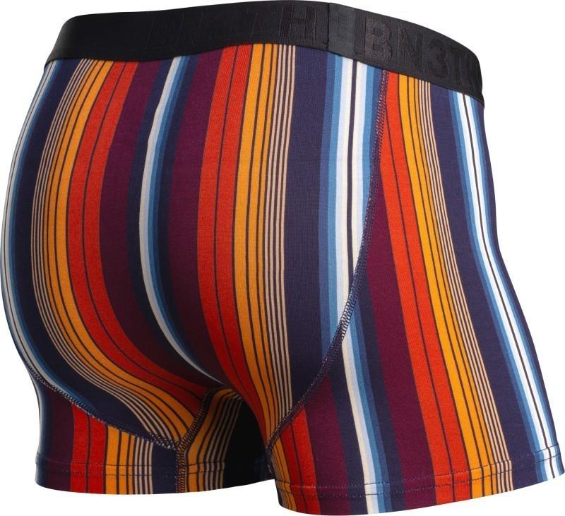 Classic Icon Trunks, Print - Mens - western stripe / dark navy 1