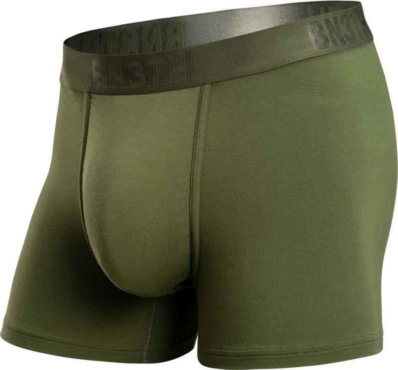 Classic Icon Trunks, Solid - Mens - bronze green 1