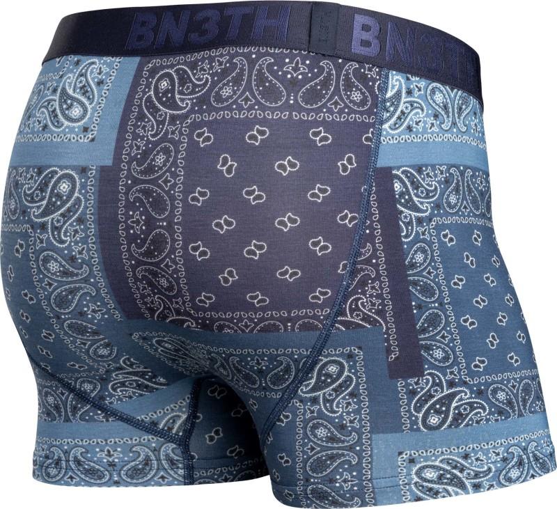 Classic Icon Trunks w/ Fly, Print - Mens - cowboy bandana / navy 1