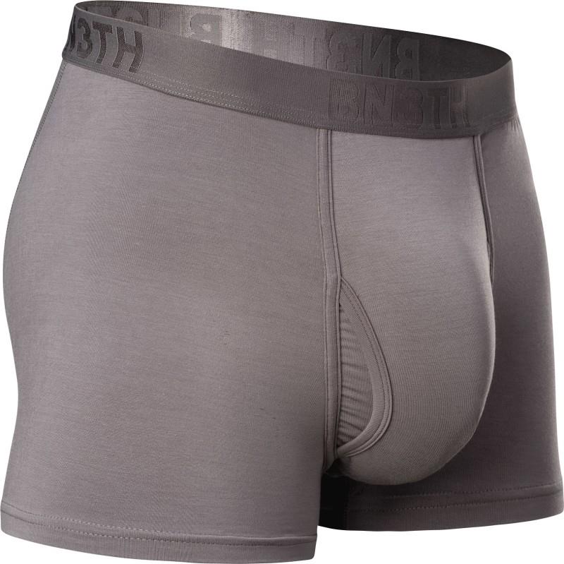 Classic Icon Trunks w/ Fly, Solid - Mens - gargoyle 1