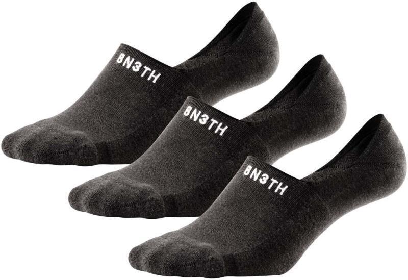 Classic No Show Socks - 3 Pack - Mens - black 1