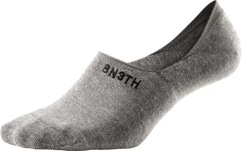 Classic No Show Socks - Mens - heather grey 1