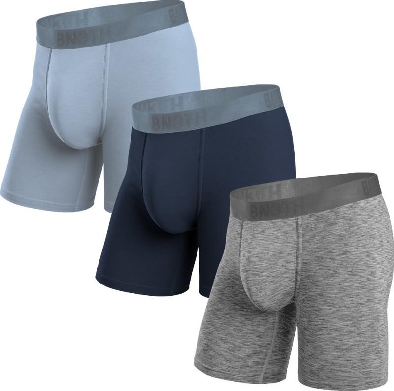 Essential Boxer Briefs - 3 Pack - Mens - dusty / midnight / heather grey 1