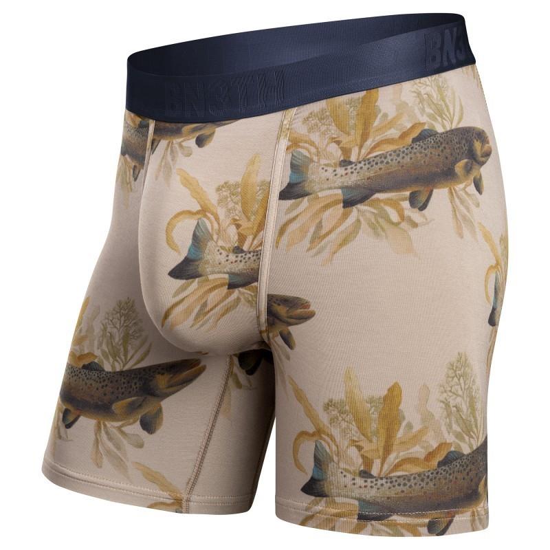 Essentials Boxer Briefs, Print - Mens - about trout / trek 1