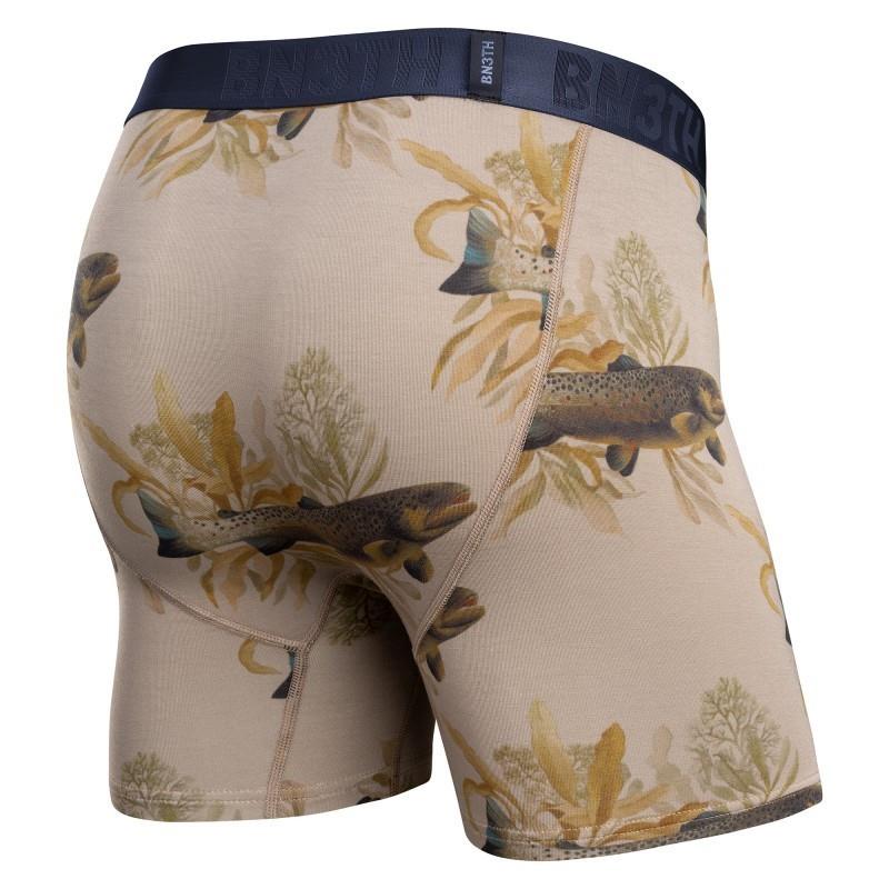 Essentials Boxer Briefs, Print - Mens - about trout / trek 1