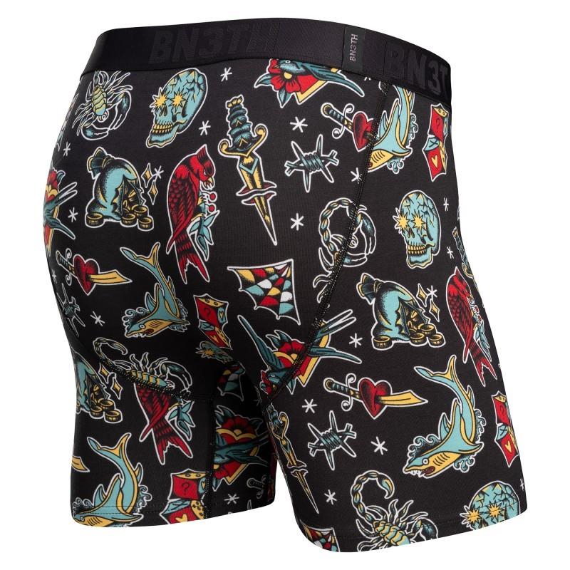 Essentials Boxer Briefs, Print - Mens - flash tattoos / black 1