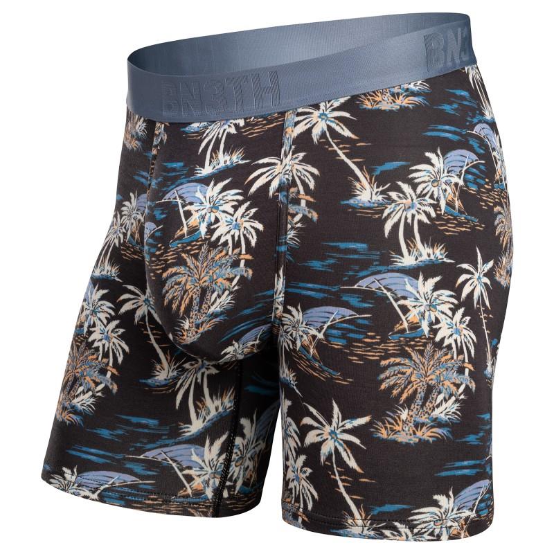 Essentials Boxer Briefs, Print - Mens - oceanfront view / black 1