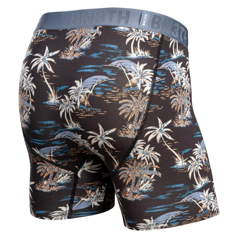 Essentials Boxer Briefs, Print - Mens - oceanfront view / black 1