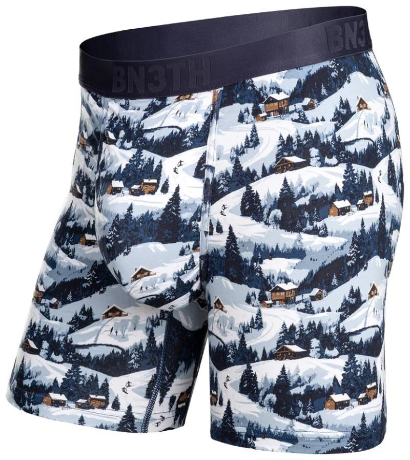 Essentials Boxer Briefs, Print - Mens - winter town / blue 1