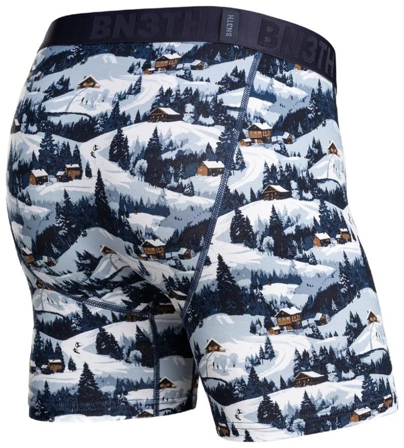 Essentials Boxer Briefs, Print - Mens - winter town / blue 1