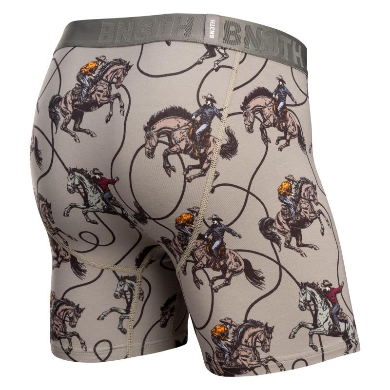 Essentials Boxer Briefs, Print - Mens - yeeha / sage 1