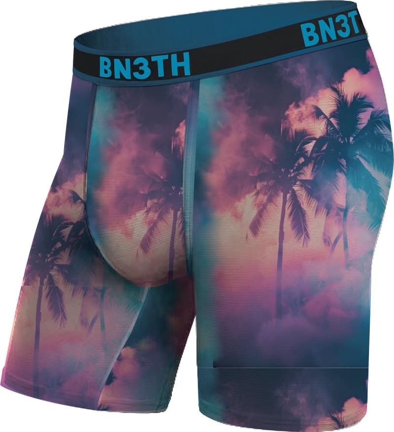 Flex Max Boxer Briefs, 8" Inseam - Mens - smokey palms / blue lolite 1