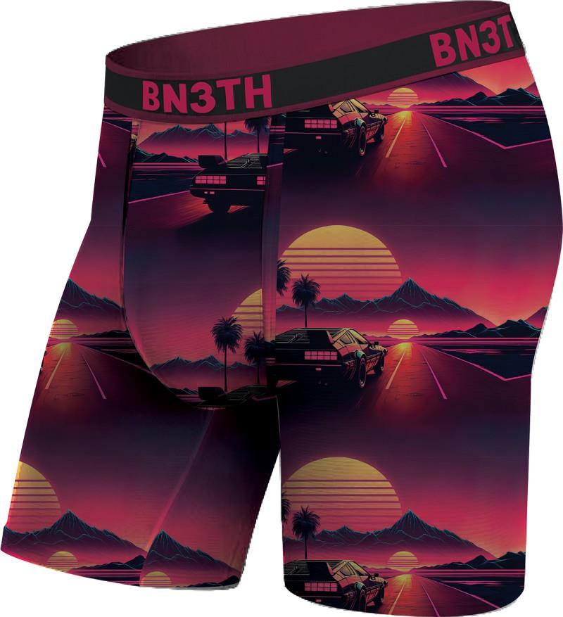 Flex Max Boxer Briefs, 8" Inseam - Mens - sunset racing / cerise 1