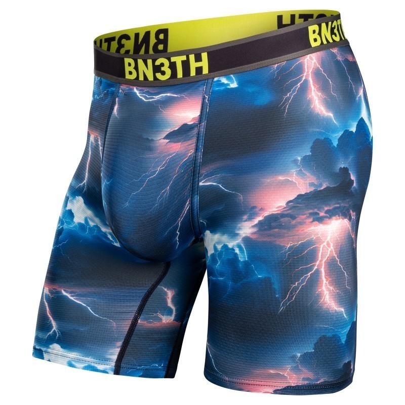 Pro Flex Max Boxer Briefs, 8" Inseam - Mens - lightning storm / grey 1