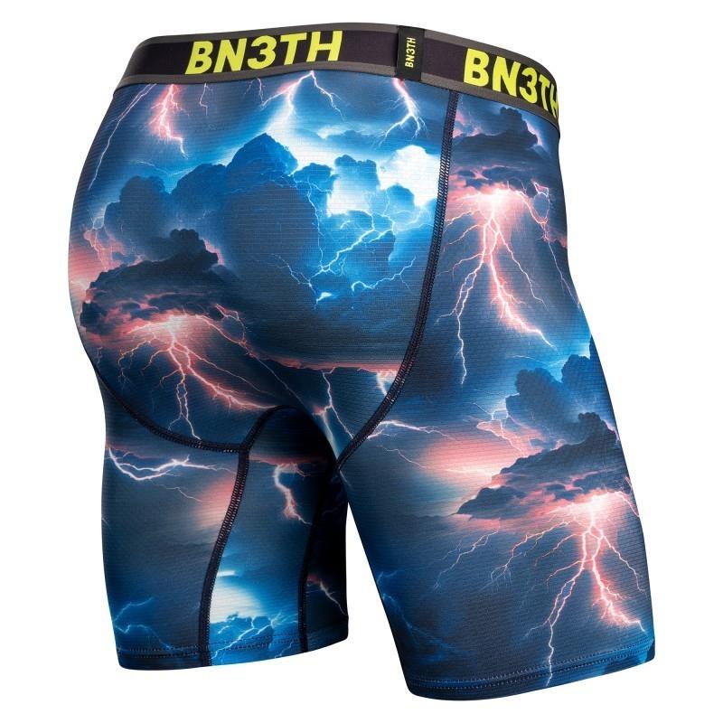 Pro Flex Max Boxer Briefs, 8" Inseam - Mens - lightning storm / grey 1