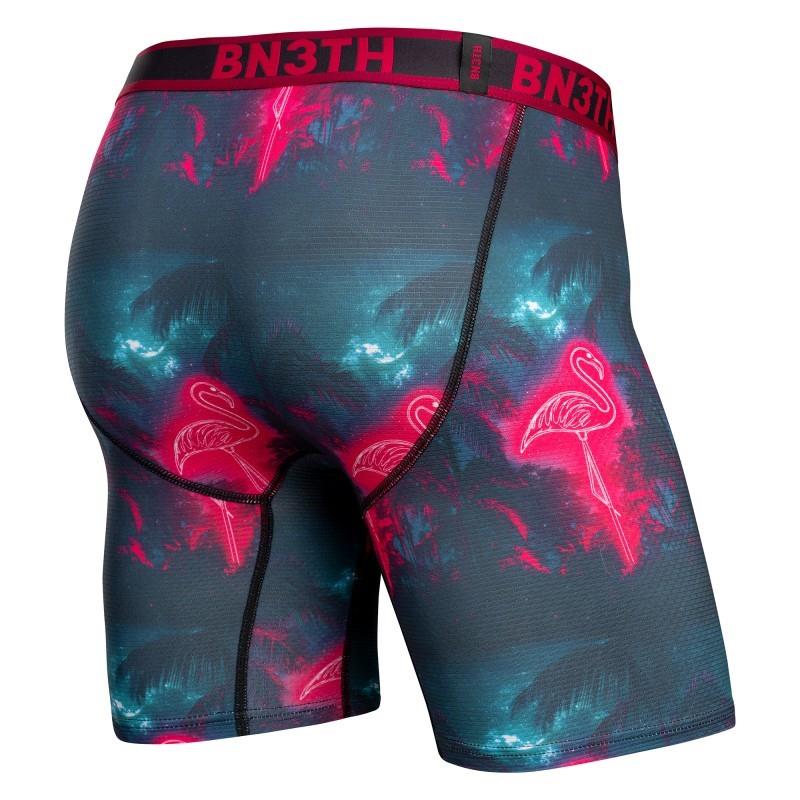 Pro Flex Max Boxer Briefs, 8" Inseam - Mens - neon flamingo / cerise 1